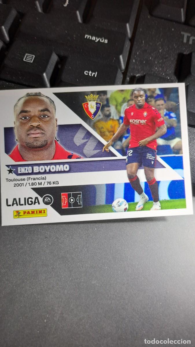 Coleccionismo cromos antiguos: CROMO BOYOMO 6 OSASUNA LIGA 2026 2027 26 27 ESTE PANINI NUNCA PEGADO
