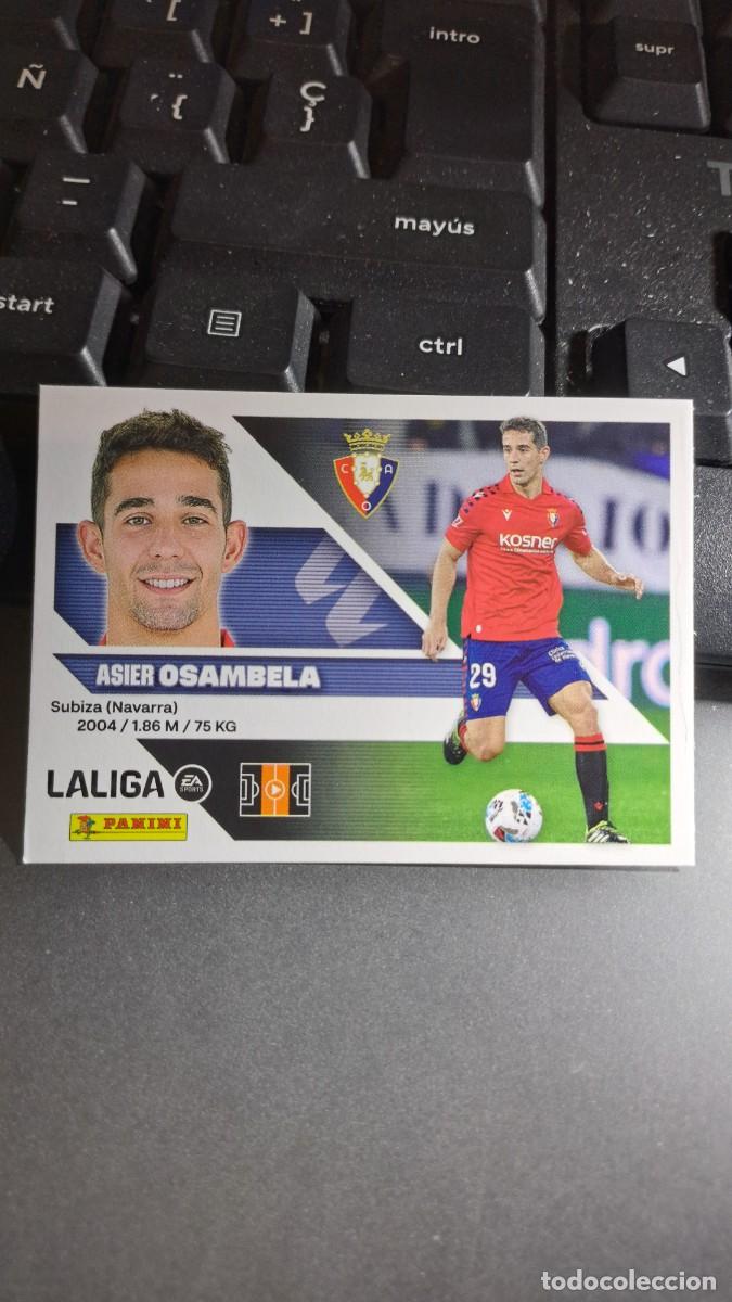 Coleccionismo cromos antiguos: CROMO OSAMBELA 10 OSASUNA LIGA 2026 2027 26 27 ESTE PANINI NUNCA PEGADO