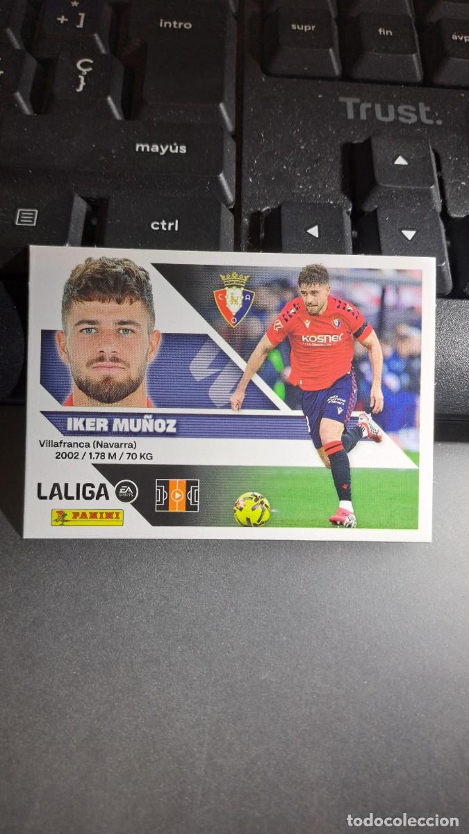 Coleccionismo cromos antiguos: CROMO IKER MU&Ntilde;OZ 13B 13 B OSASUNA LIGA 2026 2027 26 27 ESTE PANINI NUNCA PEGADO