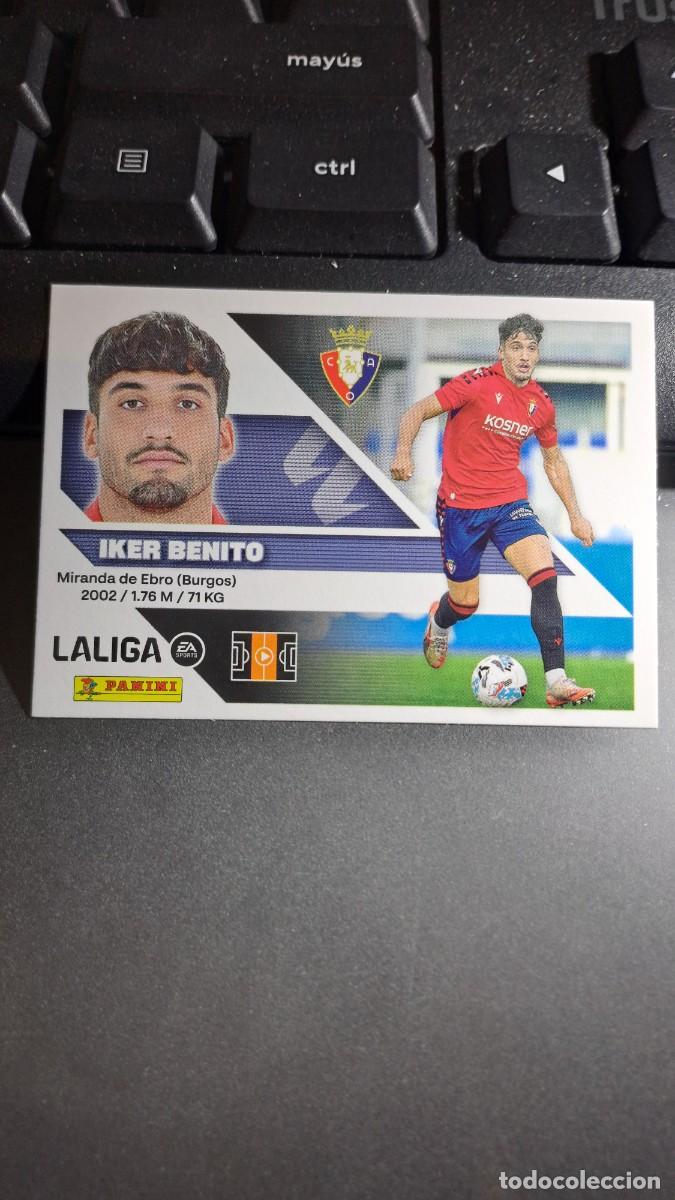 Coleccionismo cromos antiguos: CROMO IKER BENITO 16 OSASUNA LIGA 2026 2027 26 27 ESTE PANINI NUNCA PEGADO