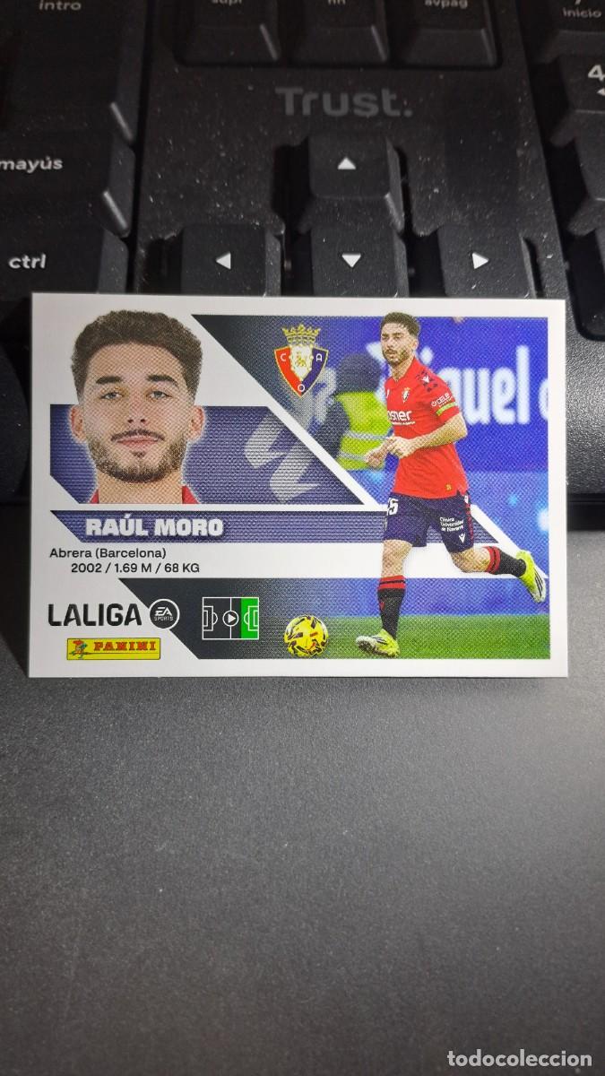 Coleccionismo cromos antiguos: CROMO RAUL MORO 17 OSASUNA LIGA 2026 2027 26 27 ESTE PANINI NUNCA PEGADO
