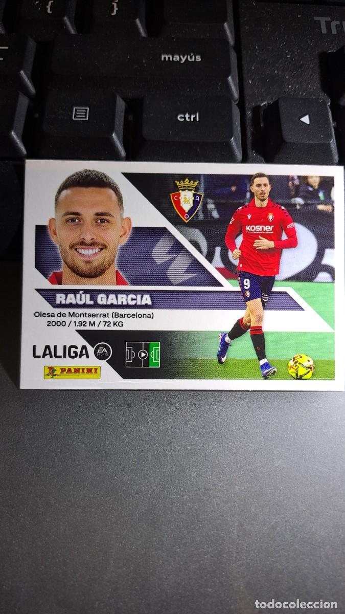 Coleccionismo cromos antiguos: CROMO RAUL GARCIA 18 OSASUNA LIGA 2026 2027 26 27 ESTE PANINI NUNCA PEGADO