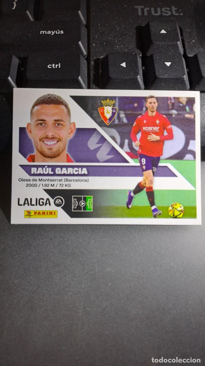 Coleccionismo cromos antiguos: CROMO RAUL GARCIA 18 OSASUNA LIGA 2026 2027 26 27 ESTE PANINI NUNCA PEGADO