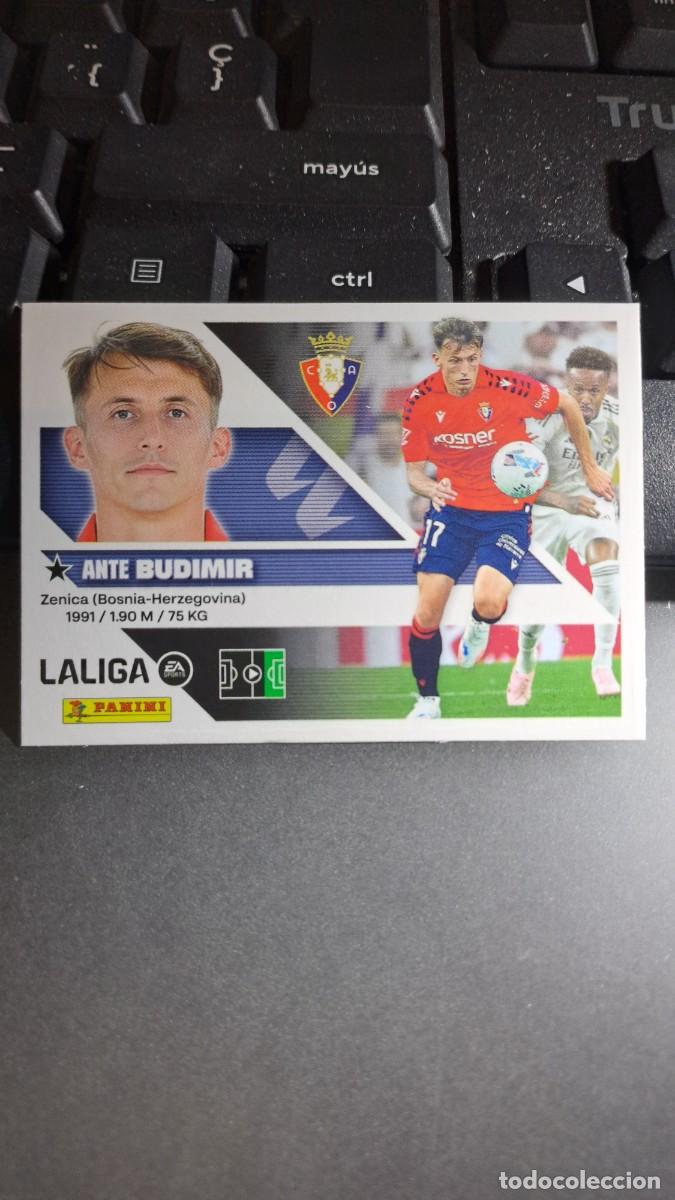 Coleccionismo cromos antiguos: CROMO BUDIMIR 20 OSASUNA LIGA 2026 2027 26 27 ESTE PANINI NUNCA PEGADO