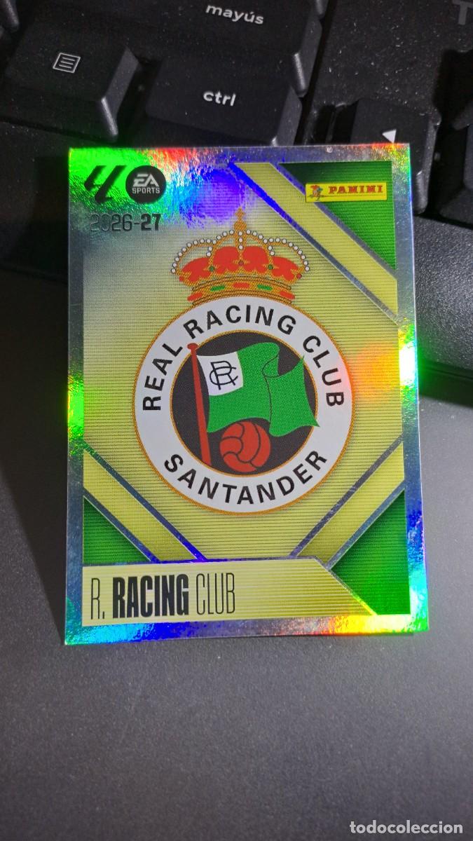 Coleccionismo cromos antiguos: CROMO ESCUDO RACING DE SANTANDER 1 LIGA 2026 2027 26 27 ESTE PANINI NUNCA PEGADO