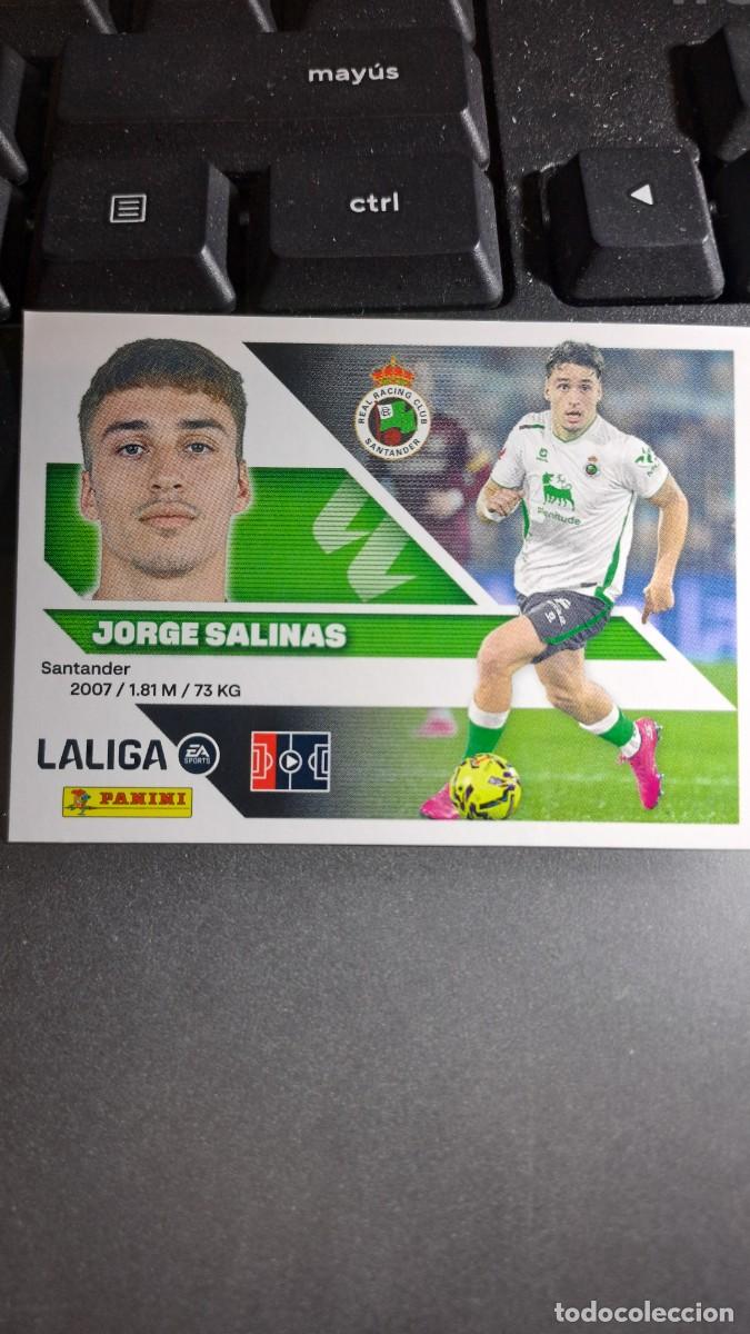 Coleccionismo cromos antiguos: CROMO JORGE SALINAS 10 RACING DE SANTANDER LIGA 2026 2027 26 27 ESTE PANINI NUNCA PEGADO