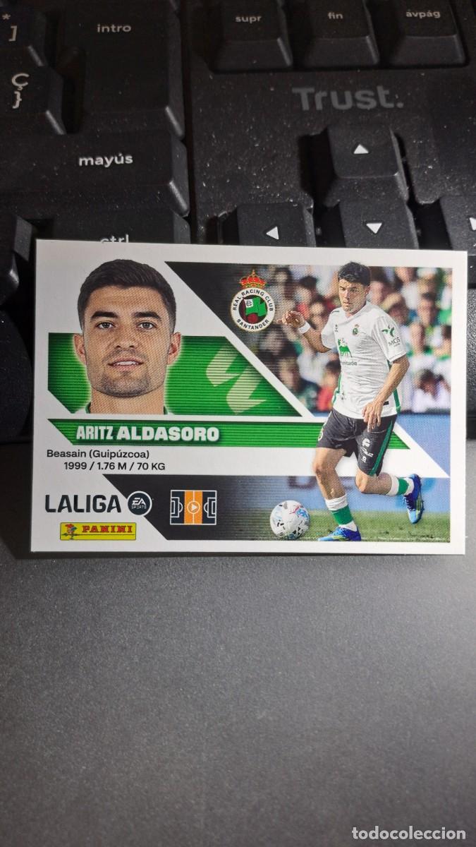Coleccionismo cromos antiguos: CROMO ALDASORO 14 RACING DE SANTANDER LIGA 2026 2027 26 27 ESTE PANINI NUNCA PEGADO