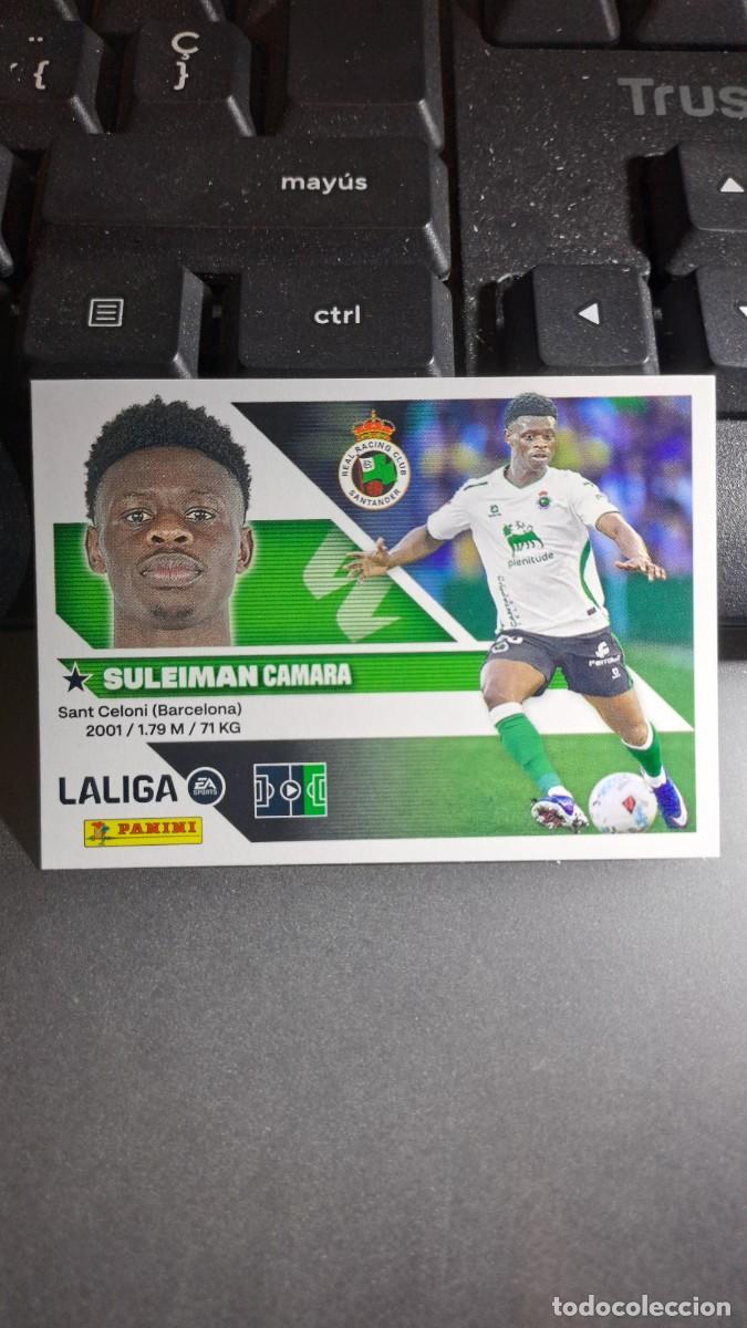 Coleccionismo cromos antiguos: CROMO SULEIMAN 15 RACING DE SANTANDER LIGA 2026 2027 26 27 ESTE PANINI NUNCA PEGADO