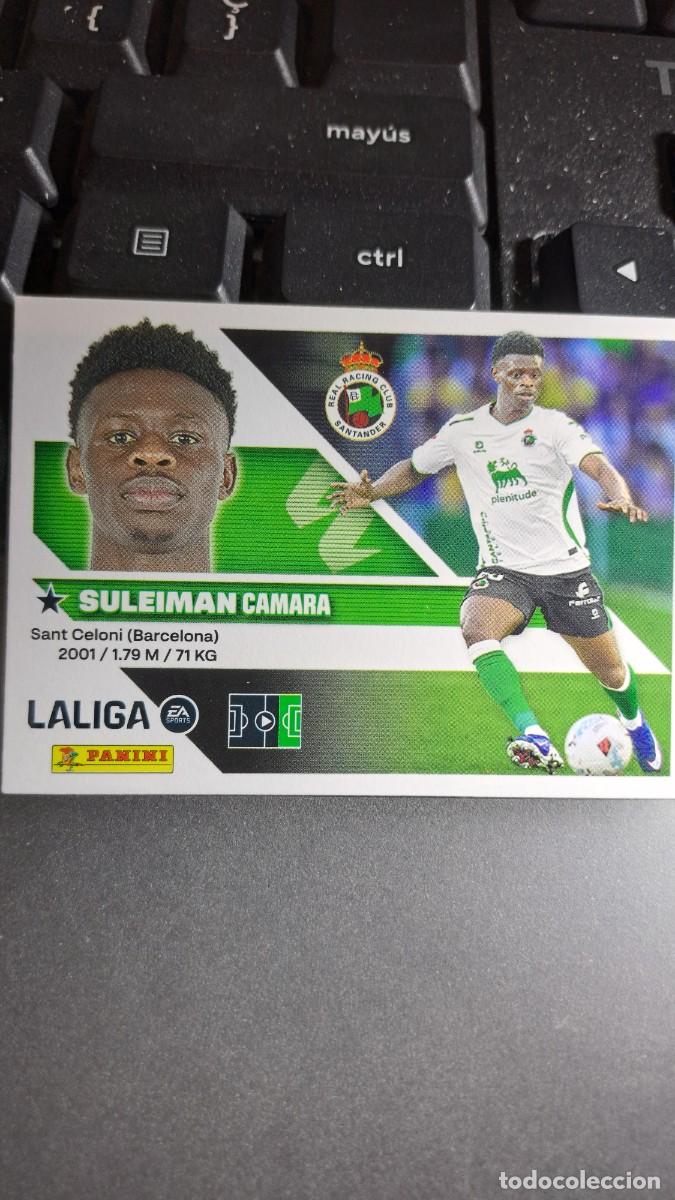 Coleccionismo cromos antiguos: CROMO SULEIMAN 15 RACING DE SANTANDER LIGA 2026 2027 26 27 ESTE PANINI NUNCA PEGADO