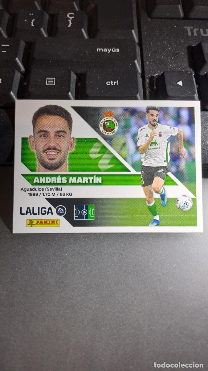 Coleccionismo cromos antiguos: CROMO ANDRES MARTIN 16 RACING DE SANTANDER LIGA 2026 2027 26 27 ESTE PANINI NUNCA PEGADO