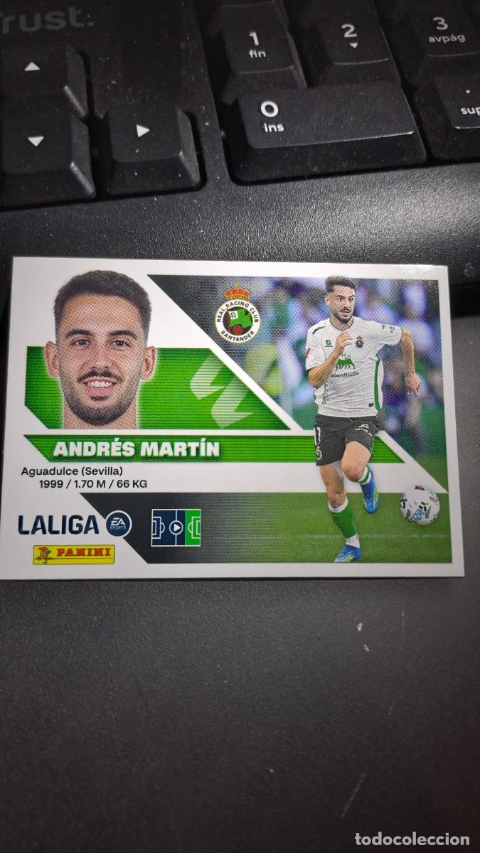 Coleccionismo cromos antiguos: CROMO ANDRES MARTIN 16 RACING DE SANTANDER LIGA 2026 2027 26 27 ESTE PANINI NUNCA PEGADO