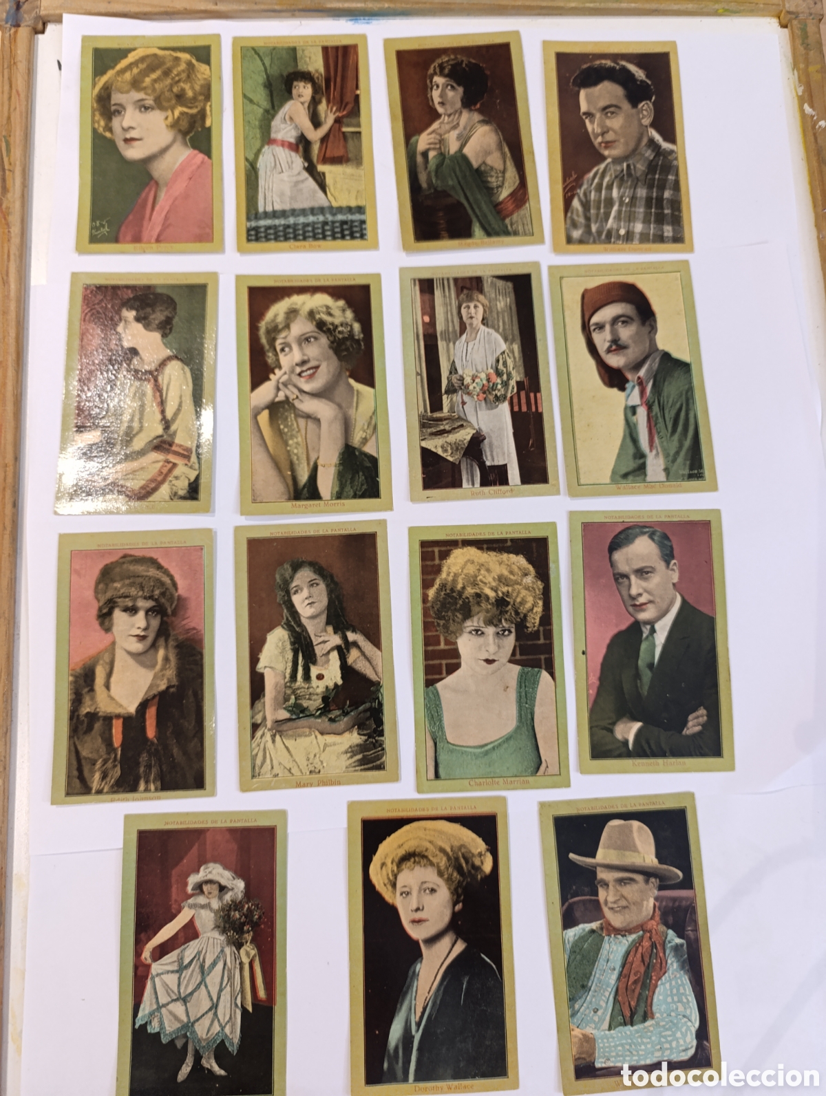 Coleccionismo cromos antiguos: NOTABILIDADES DE LA PANTALLA SERIE G