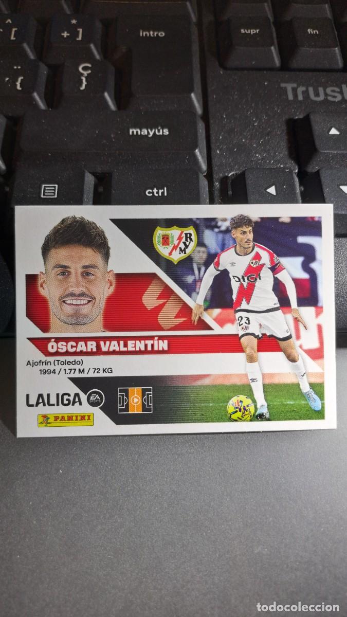 Coleccionismo cromos antiguos: CROMO OSCAR VALENTIN 13 RAYO VALLECANO LIGA 2026 2027 26 27 ESTE PANINI NUNCA PEGADO