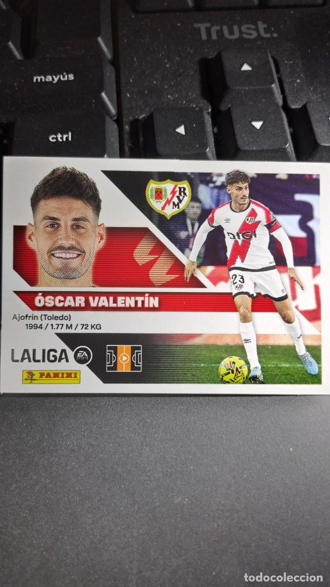 Coleccionismo cromos antiguos: CROMO OSCAR VALENTIN 13 RAYO VALLECANO LIGA 2026 2027 26 27 ESTE PANINI NUNCA PEGADO