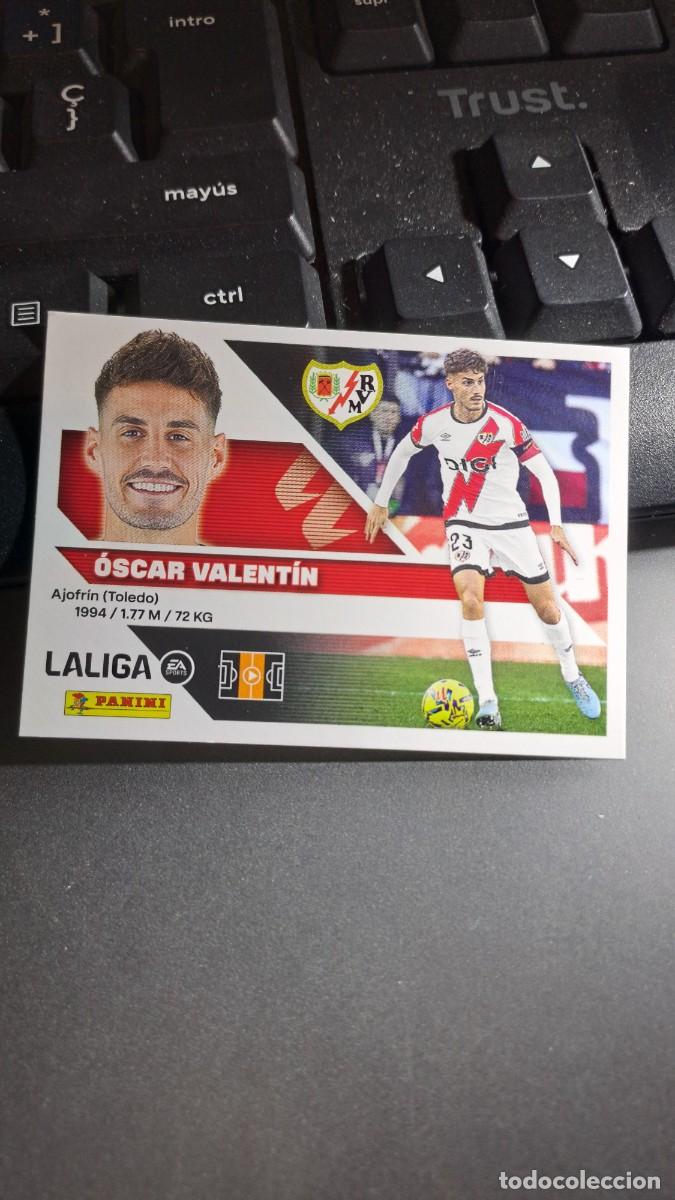 Coleccionismo cromos antiguos: CROMO OSCAR VALENTIN 13 RAYO VALLECANO LIGA 2026 2027 26 27 ESTE PANINI NUNCA PEGADO