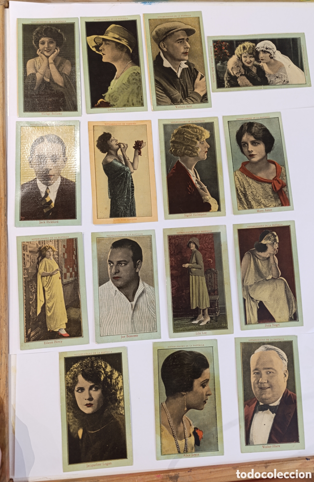 Coleccionismo cromos antiguos: NOTABILIDADES DE LA PANTALLA SERIE L
