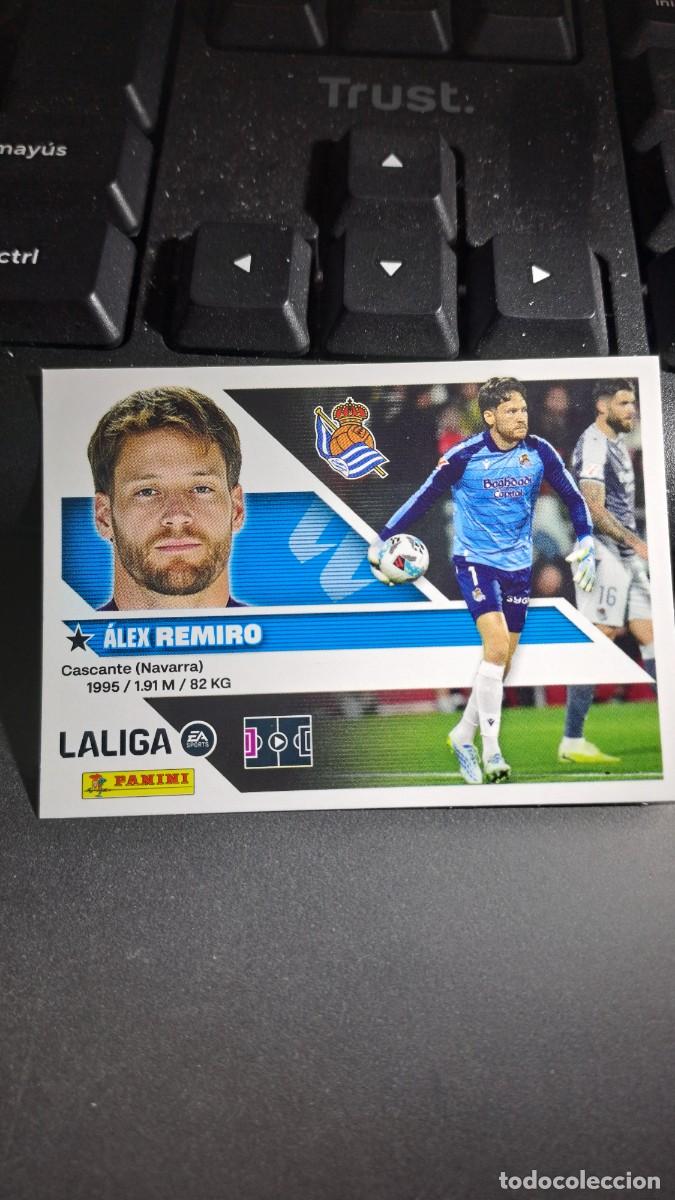 Coleccionismo cromos antiguos: CROMO REMIRO 3 REAL SOCIEDAD LIGA 2026 2027 26 27 ESTE PANINI NUNCA PEGADO