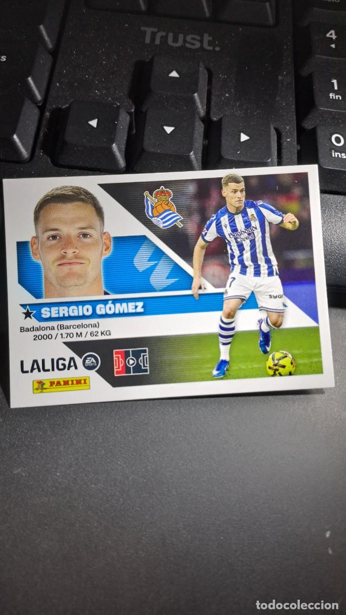 Coleccionismo cromos antiguos: CROMO SERGIO GOMEZ 8 REAL SOCIEDAD LIGA 2026 2027 26 27 ESTE PANINI NUNCA PEGADO