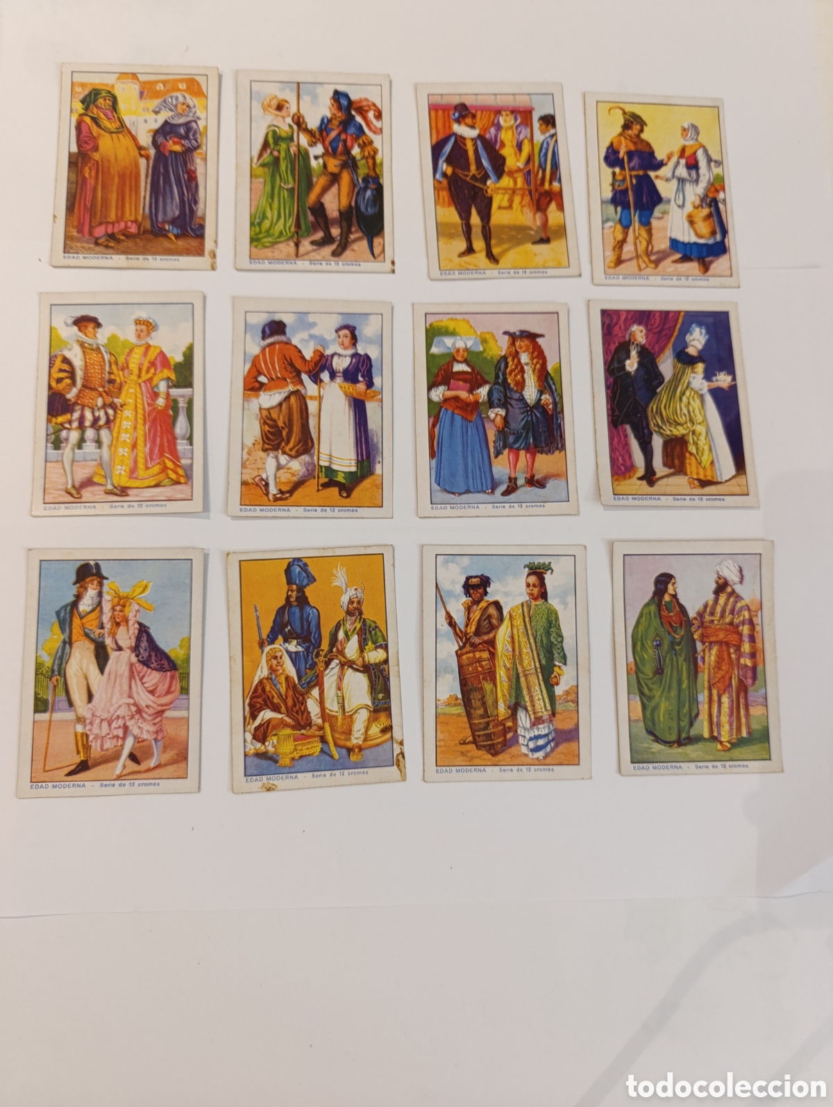 Coleccionismo cromos antiguos: EL TRAJE A TRAVES DE LOS SIGLOS