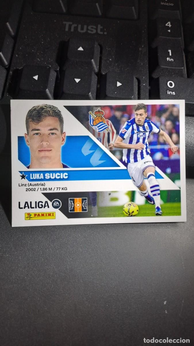Coleccionismo cromos antiguos: CROMO SUCIC 15 REAL SOCIEDAD LIGA 2026 2027 26 27 ESTE PANINI NUNCA PEGADO