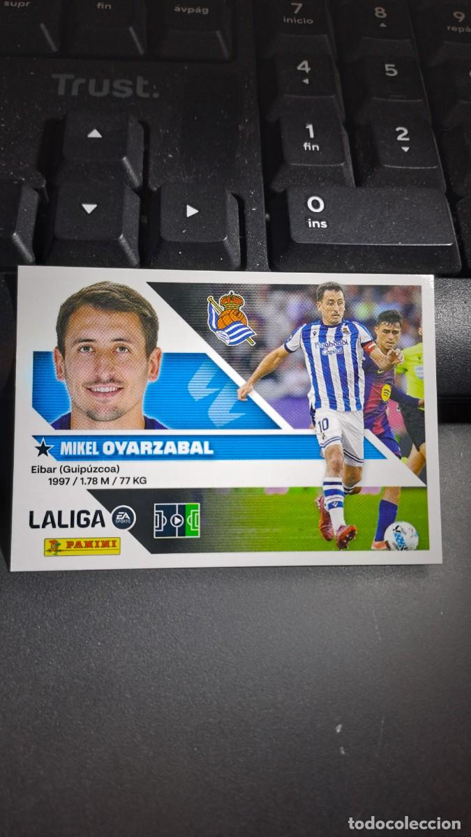 Coleccionismo cromos antiguos: CROMO OYARZABAL 20 REAL SOCIEDAD LIGA 2026 2027 26 27 ESTE PANINI NUNCA PEGADO