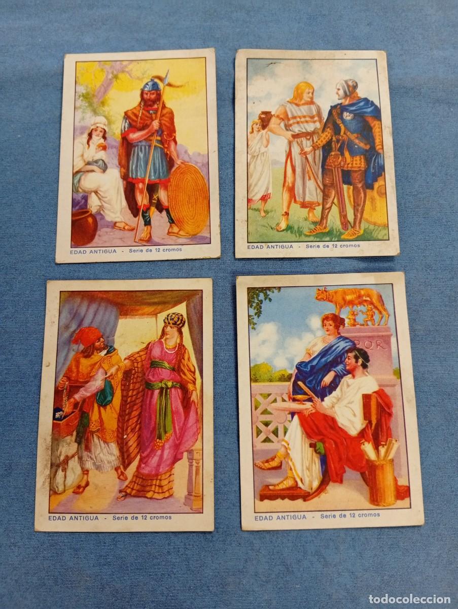 Coleccionismo cromos antiguos: CROMOS CHOCOLATE E.JUNCOSA PA&Ntilde;ELLA EL TRAJE A TRAVES DE LOS SIGLOS , FABRICA CHOCOLATES BARCELONA