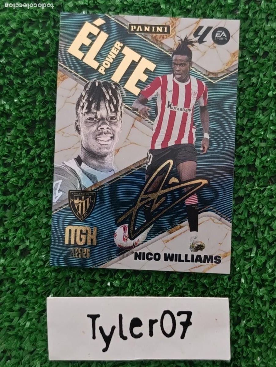 Coleccionismo cromos antiguos: NICO WILLIAMS P13 ATHLETIC BILBAO ELITE POWER MEGACRACKS 2025 2026 25 26