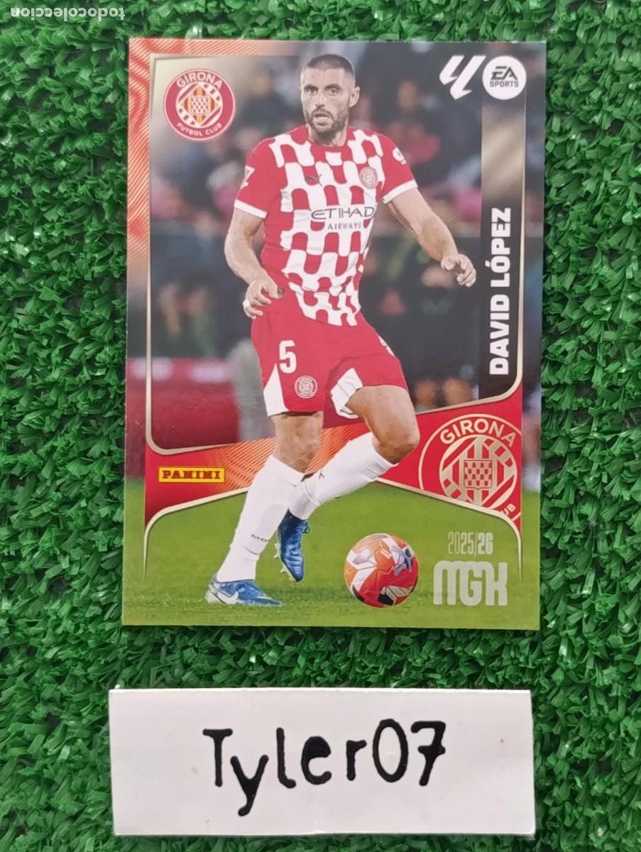 Coleccionismo cromos antiguos: DAVID LOPEZ 185 GIRONA MEGACRACKS 2025 2026 25 26