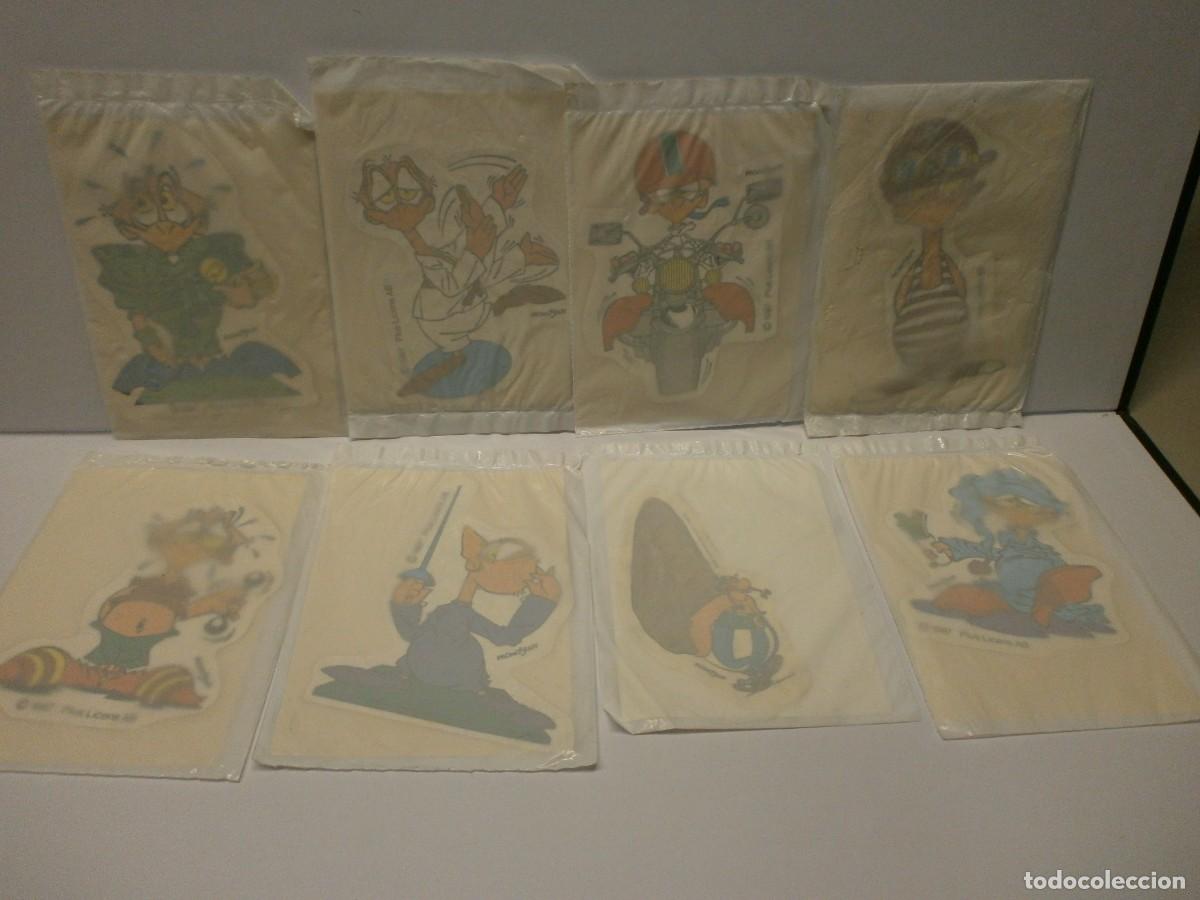 Coleccionismo cromos antiguos: cromos pegatinas donuts con los sobres sin abrir