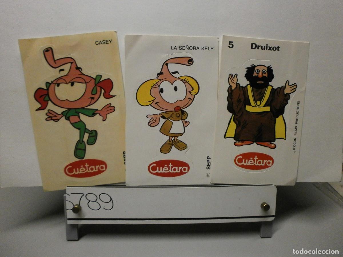 Coleccionismo cromos antiguos: cromos pegatinas troqueladas cuetara tosta rica