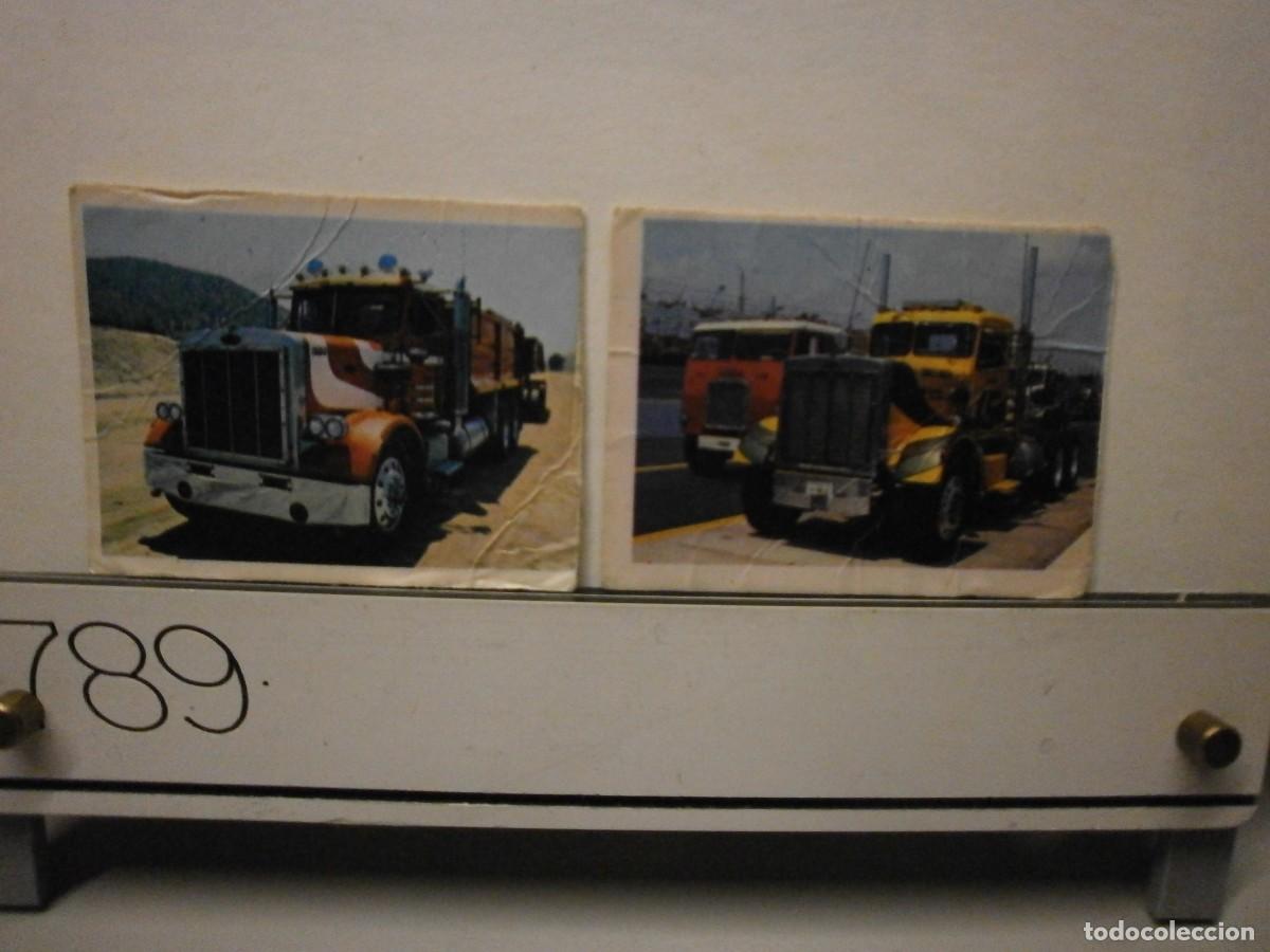 Coleccionismo cromos antiguos: cromos phoskitos camiones mal estado