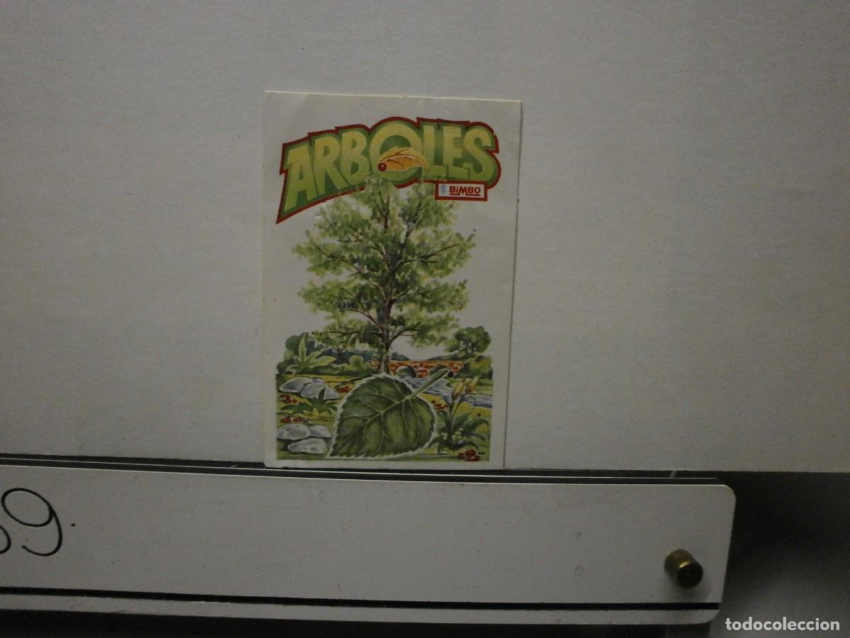 Coleccionismo cromos antiguos: cromo pegatina bimbo arboles