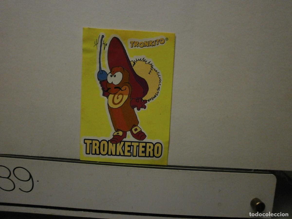Coleccionismo cromos antiguos: cromo pegatina panrico tronkito