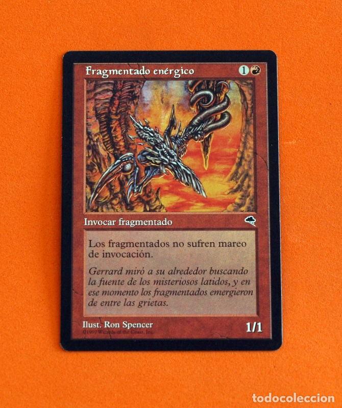 Coleccionismo cromos antiguos: Magic The Gathering - Fragmentado En&eacute;rgico - Invocar Fragmento - Ilust Ron Spencer 1997
