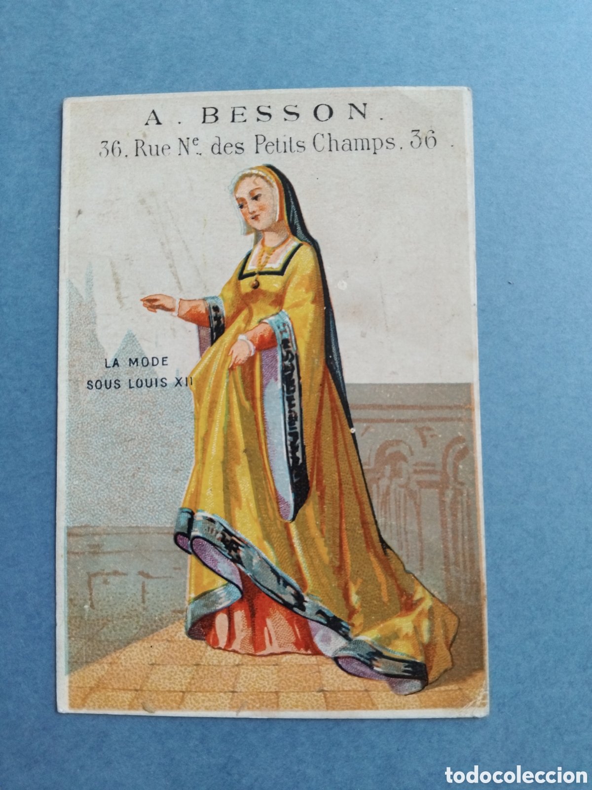 Coleccionismo cromos antiguos: Cromo propaganda A. Besson