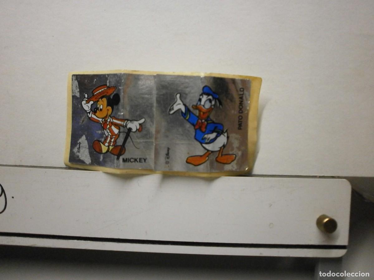 Coleccionismo cromos antiguos: cromo pegatina chicle mickey
