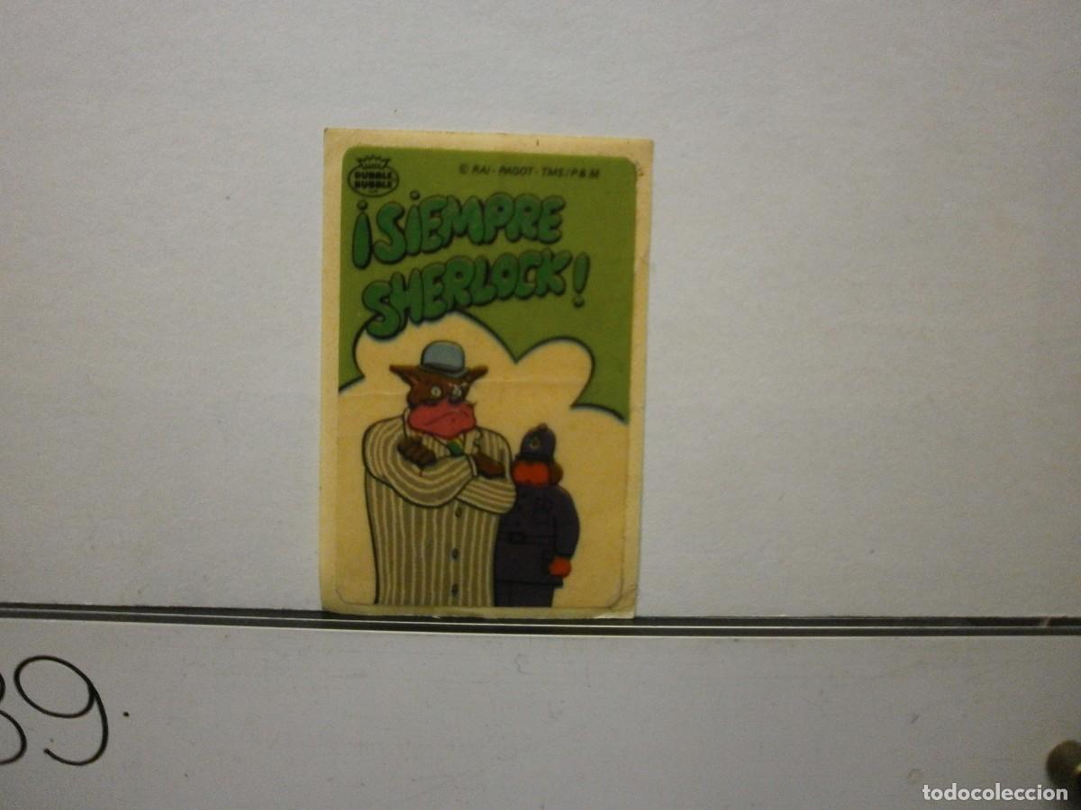 Coleccionismo cromos antiguos: cromo pegatina chicle sonrics sherlock holmes - Foto 1
