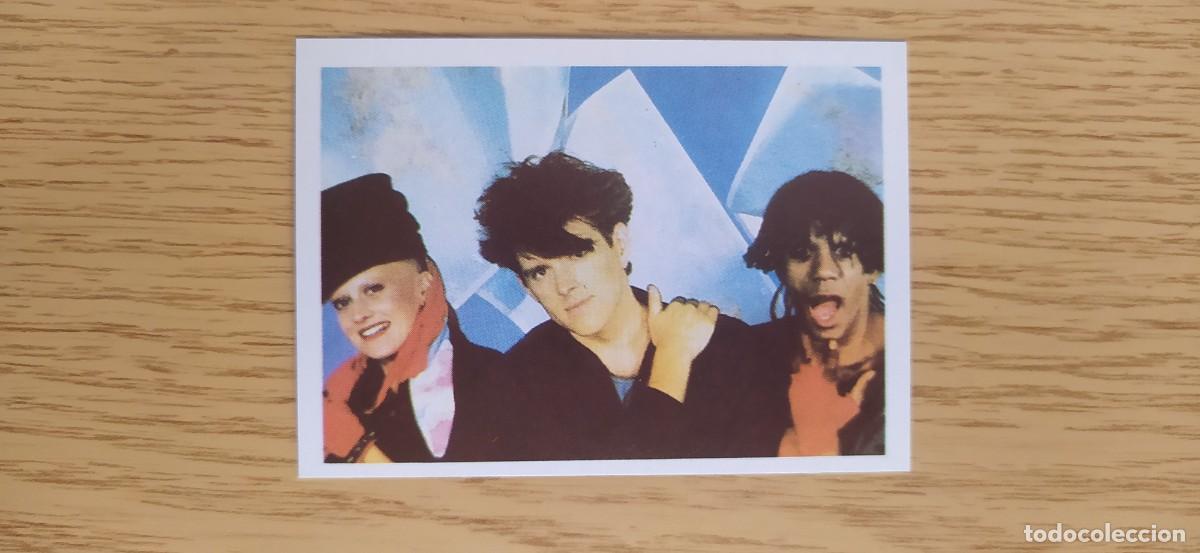 Coleccionismo cromos antiguos: THOMPSON TWINS CROMO SUPER &Eacute;XITO N&deg;196 EDITORIAL MAGA