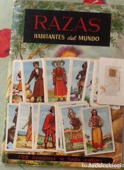 Coleccionismo cromos antiguos: Dos cromos razas del mundo