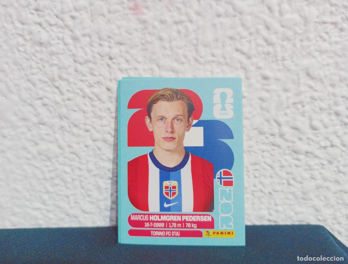 Coleccionismo cromos antiguos: NOR 6 MARCUS HOLMGREN PEDERSEN BASE NORWAY CROMO MUNDIAL STICKERS 2026 26
