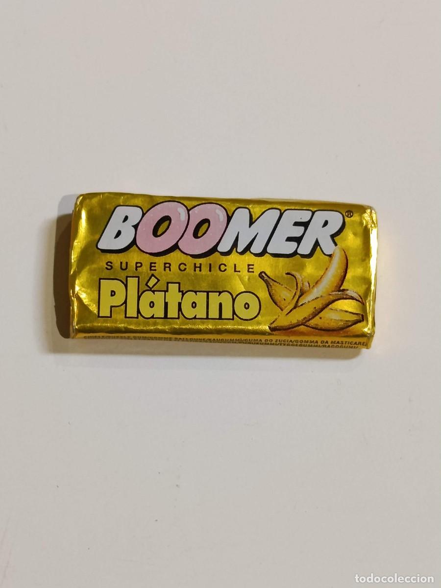 Coleccionismo cromos antiguos: Chicle boomer platano sin abrir - Foto 2