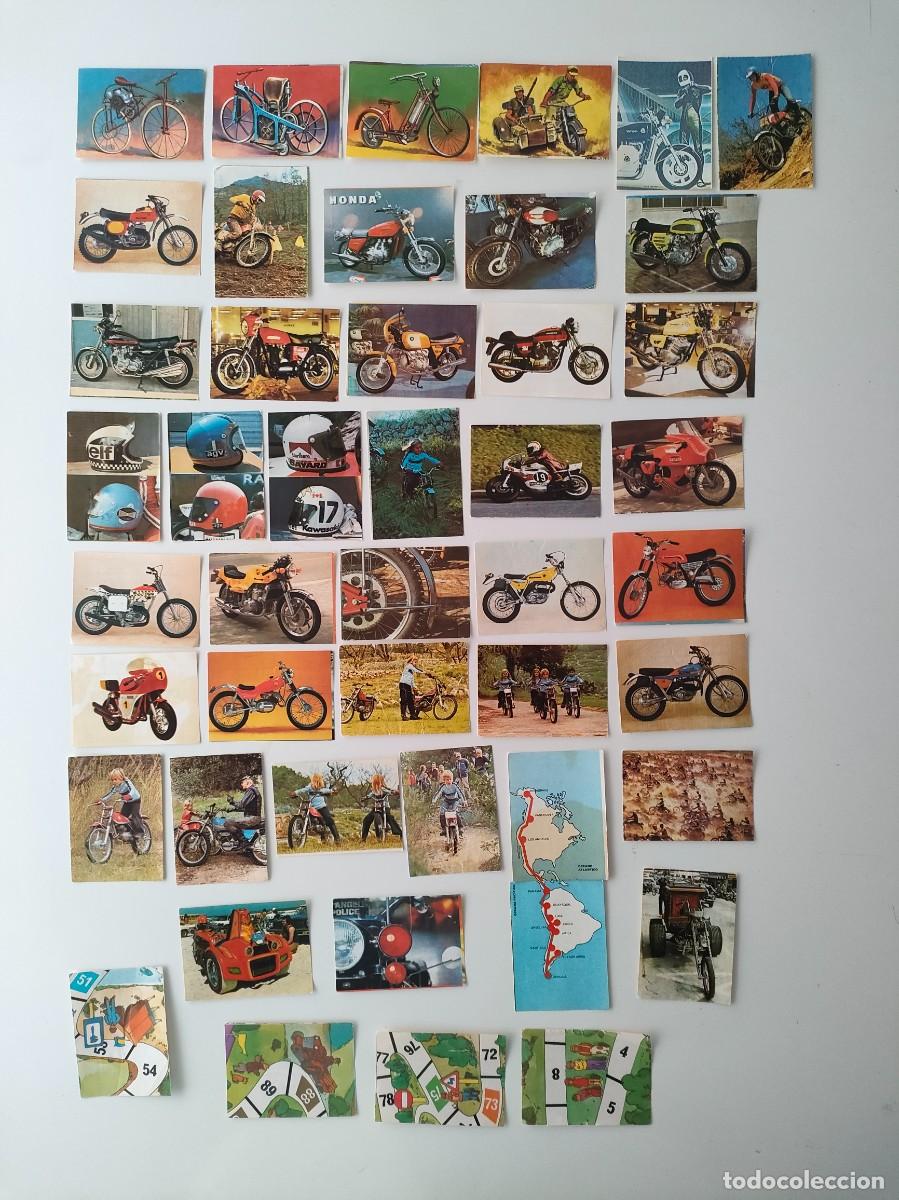 Coleccionismo cromos antiguos: Lote de 46 cromos El Mundo de las Motos Bimbo sin repetir