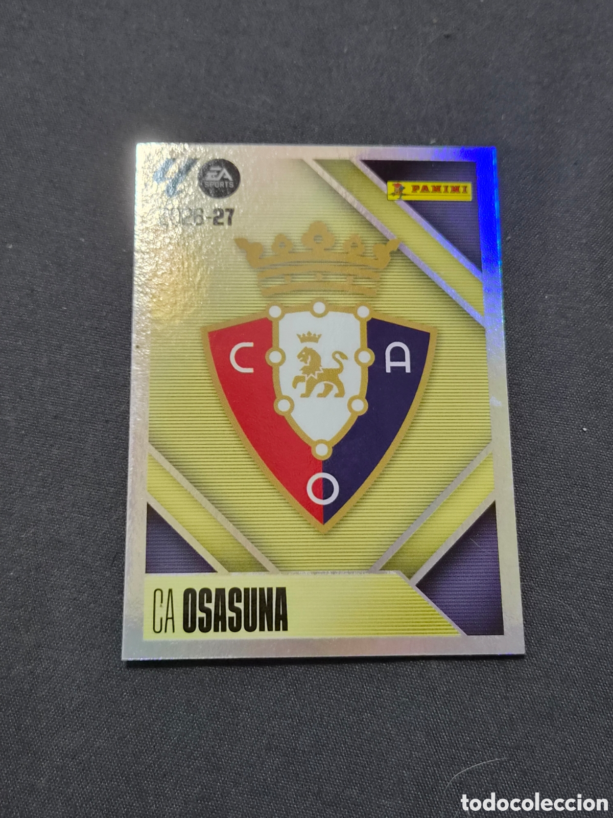 Coleccionismo cromos antiguos: 1 - ESCUDO OSASUNA LIGA ESTE 2026 2027