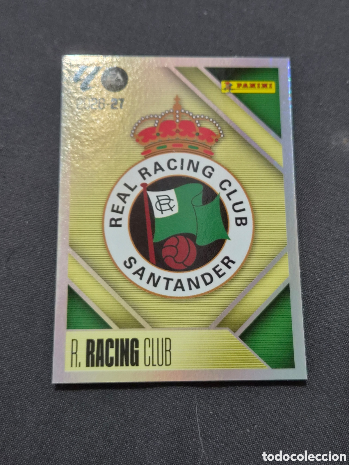 Coleccionismo cromos antiguos: 1 - ESCUDO RACING LIGA ESTE 2026 2027