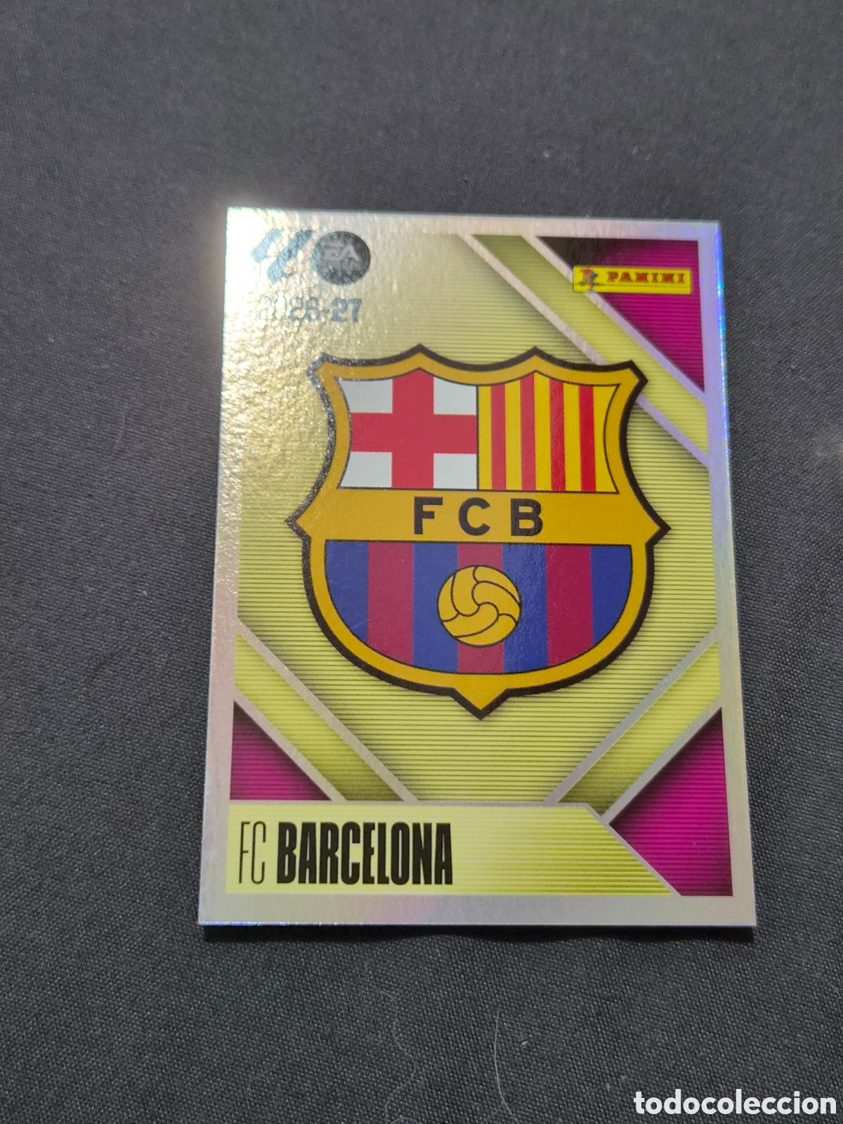 Coleccionismo cromos antiguos: 1 - ESCUDO BARCELONA LIGA ESTE 2026 2027