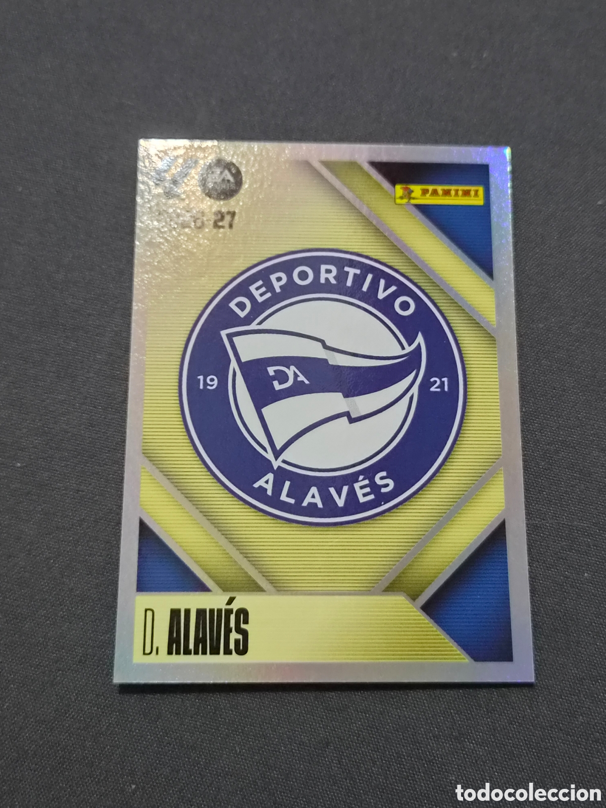 Coleccionismo cromos antiguos: 1 - ESCUDO ALAVES LIGA ESTE 2026 2027