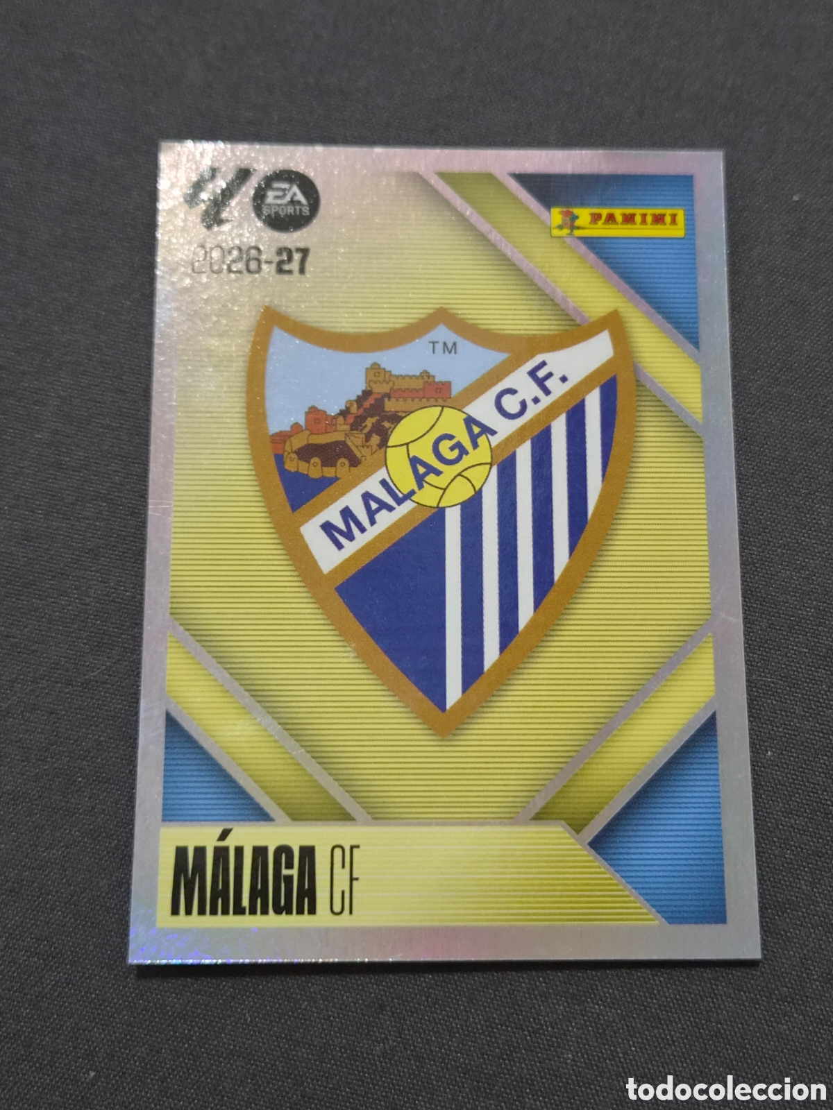 Coleccionismo cromos antiguos: 1 - ESCUDO M&Aacute;LAGA LIGA ESTE 2026 2027