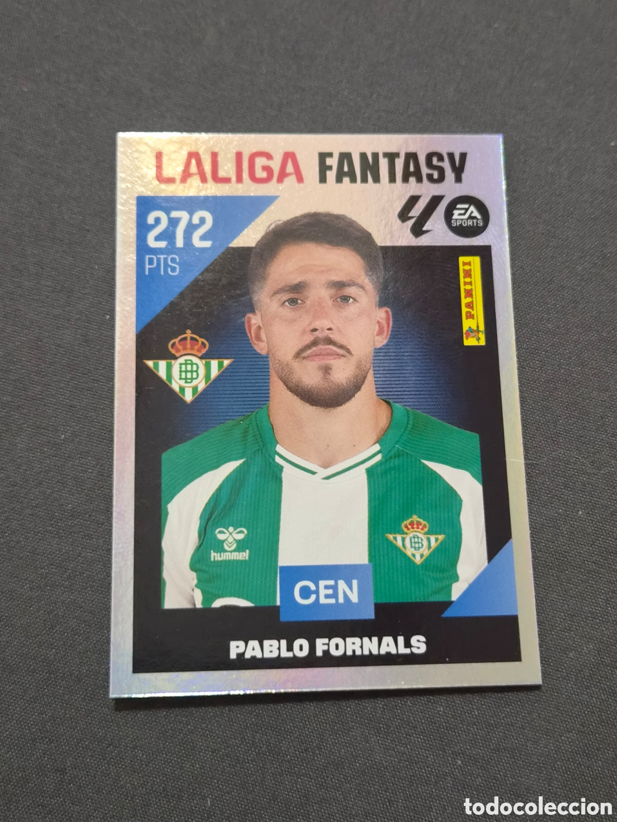 Coleccionismo cromos antiguos: 4 - PABLO FORNALS BETIS FANTASY LIGA ESTE 2026 2027