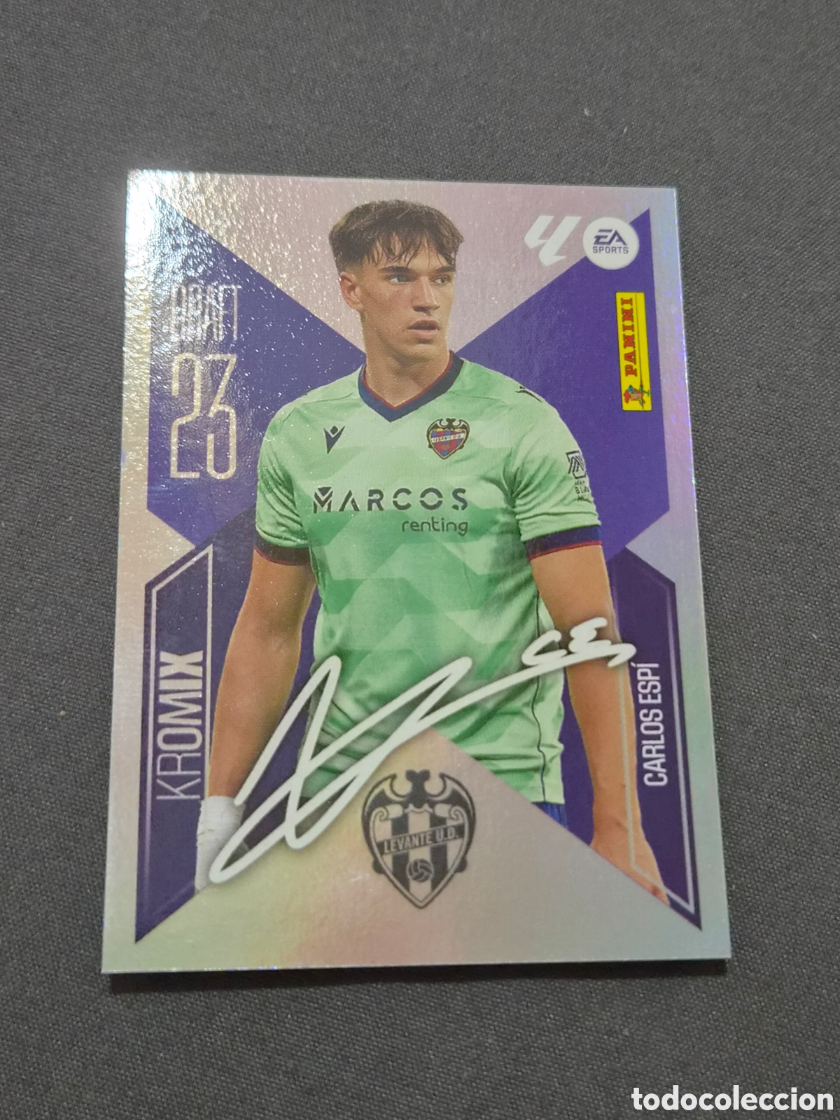 Coleccionismo cromos antiguos: 4 - CARLOS ESPI LEVANTE KROMIX LIGA ESTE 2026 2027