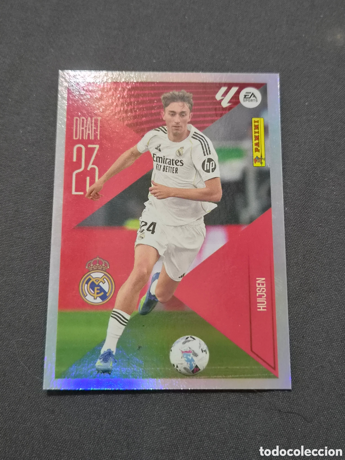 Coleccionismo cromos antiguos: 10 - HUIJSEN REAL MADRID DRAFT 23 LIGA ESTE 2026 2027